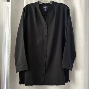 Lands' End Women's Classic Black Tunic